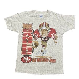 1994 Vintage Salem Prime Time Deion Sanders SF San Francisco 49ers T-shirt Tee M